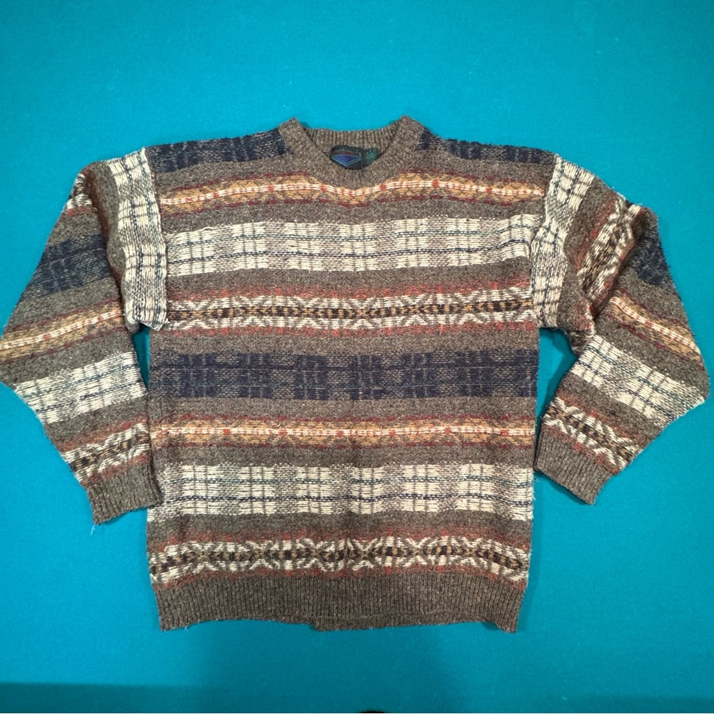 Vintage Etchings Large 80s Sweater
